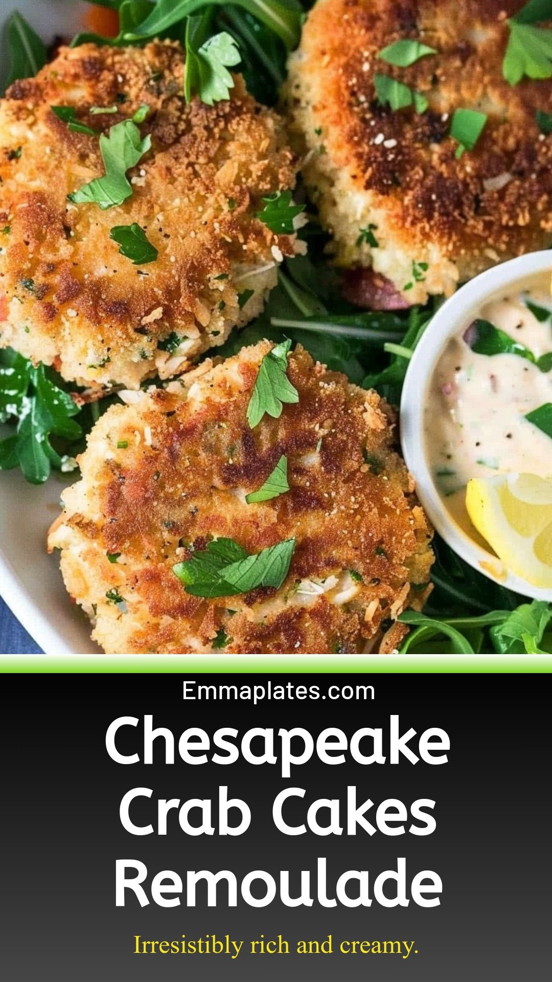 Chesapeake Crab Cakes Remoulade