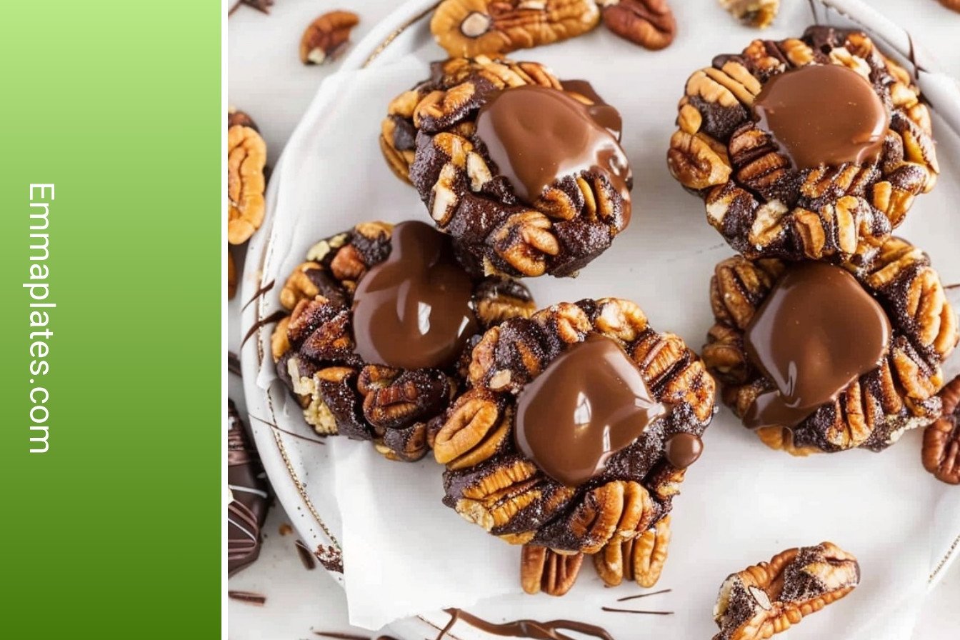 Chocolate Pecan Delights: Creamy Chocolate Ganache Delight