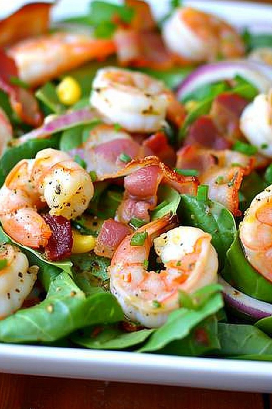 Coastal Bacon and Shrimp Salad