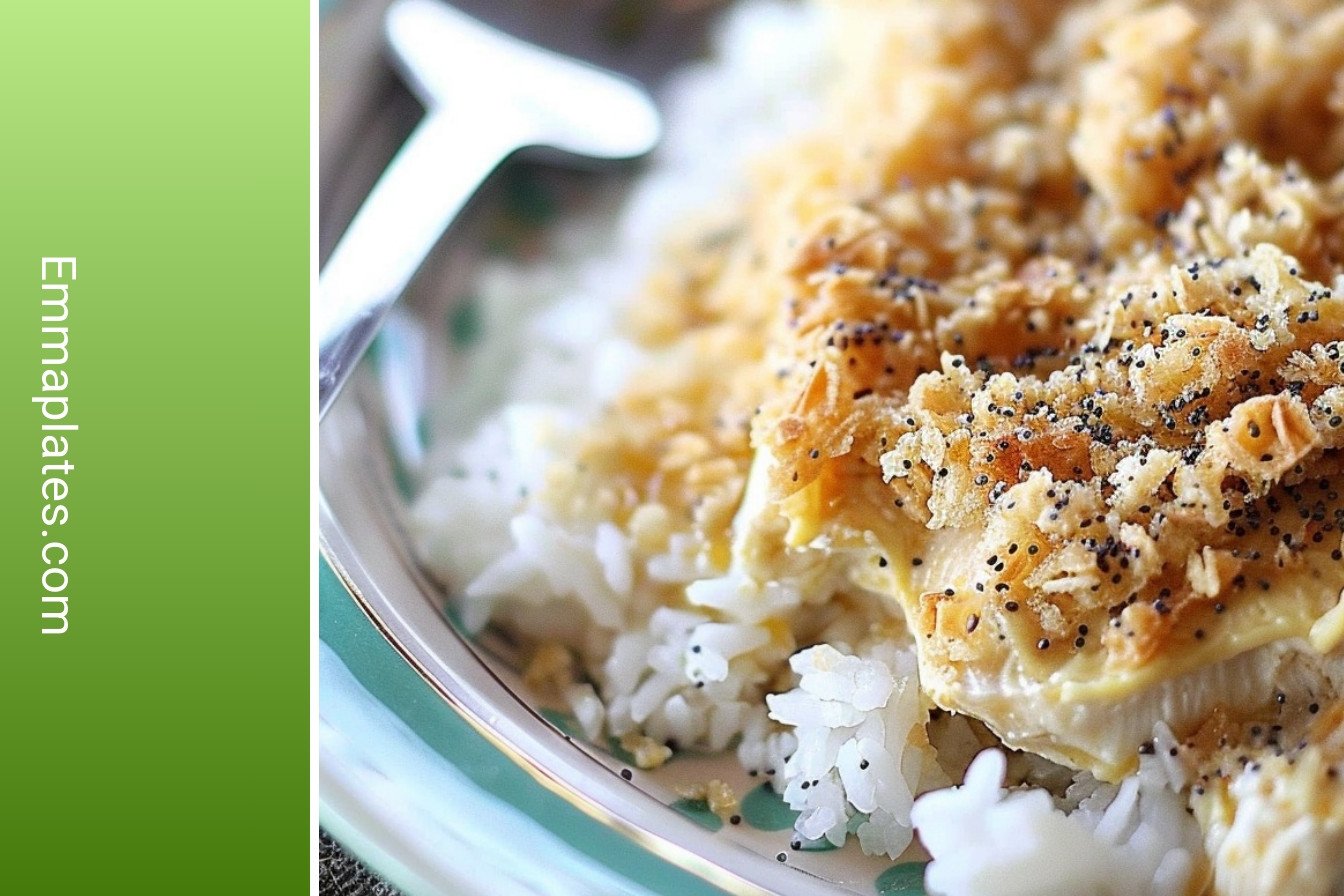 Creamy Poppy Seed Bake: Irresistibly cheesy, perfectly charred.