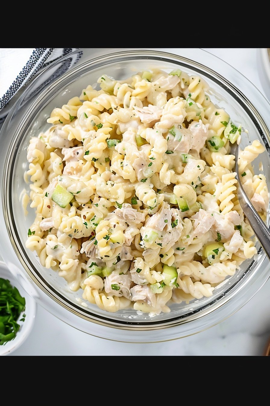 Creamy Tuna Pasta Salad
