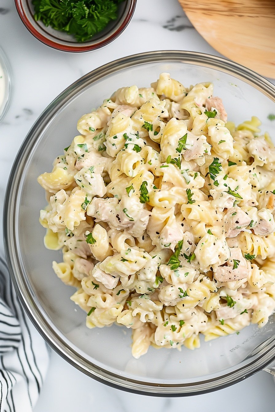 Creamy Tuna Pasta Salad