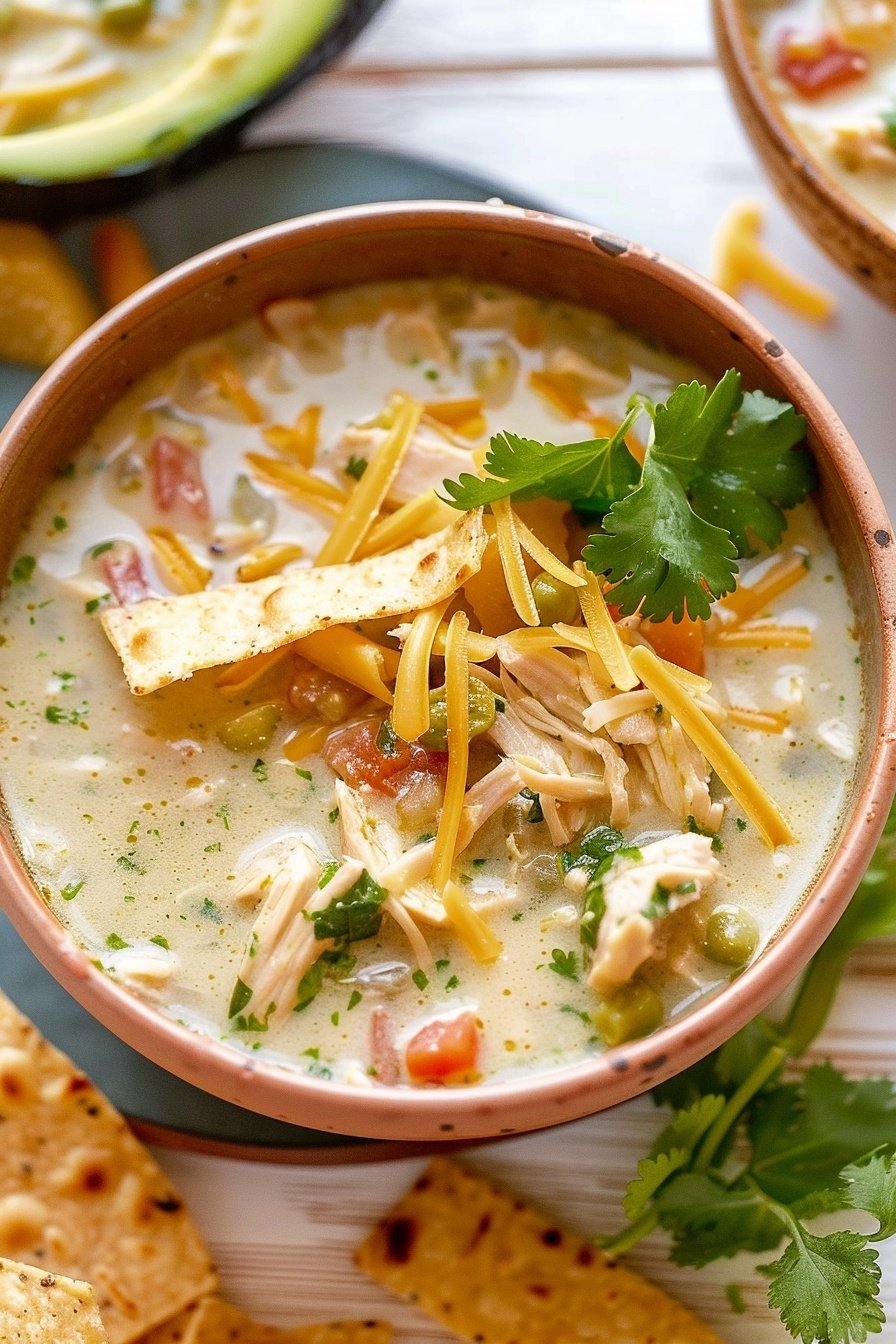 Creamy Verde Chicken Soup