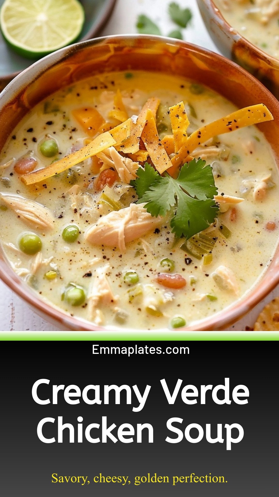 Creamy Verde Chicken Soup