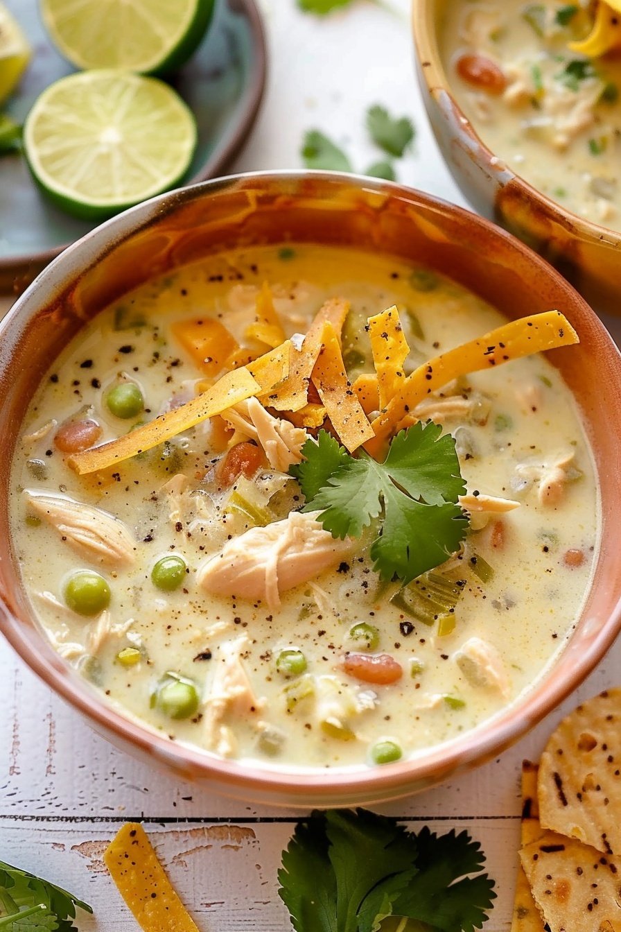 Creamy Verde Chicken Soup