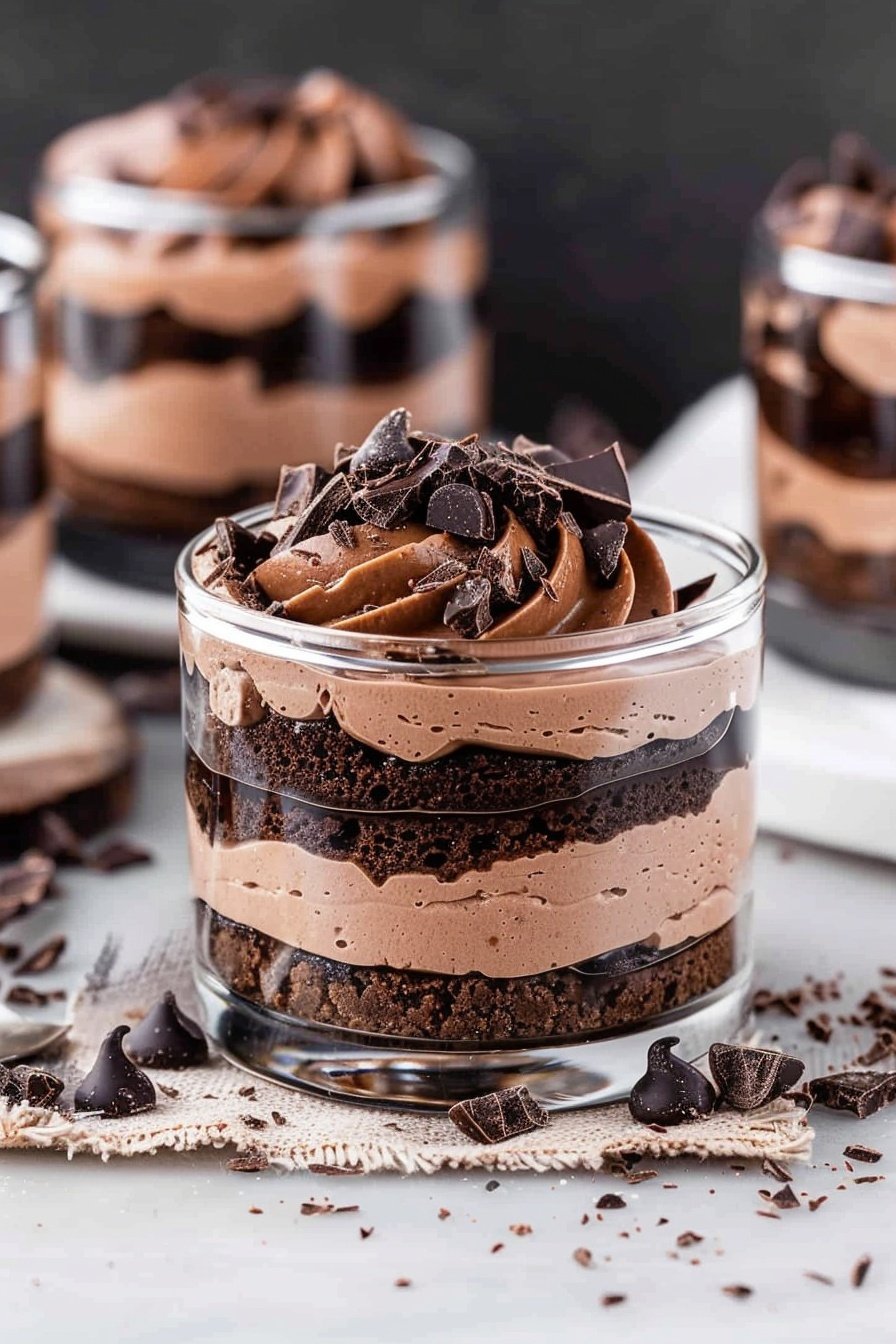 Decadent Chocolate Cheesecake Layers