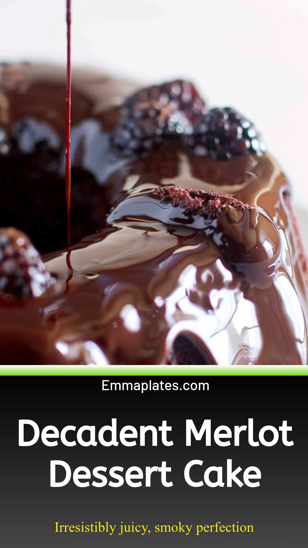 Decadent Merlot Dessert Cake