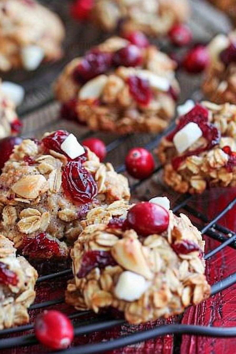 Festive Cranberry Oatmeal Bites