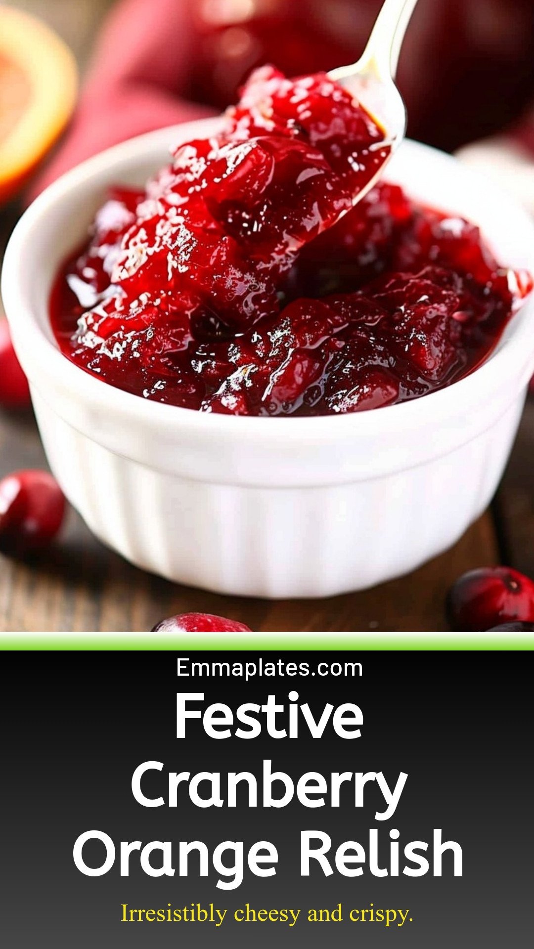 Festive Cranberry Orange Relish