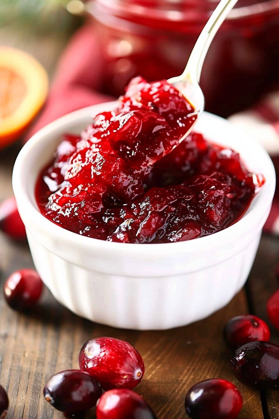 Festive Cranberry Orange Relish