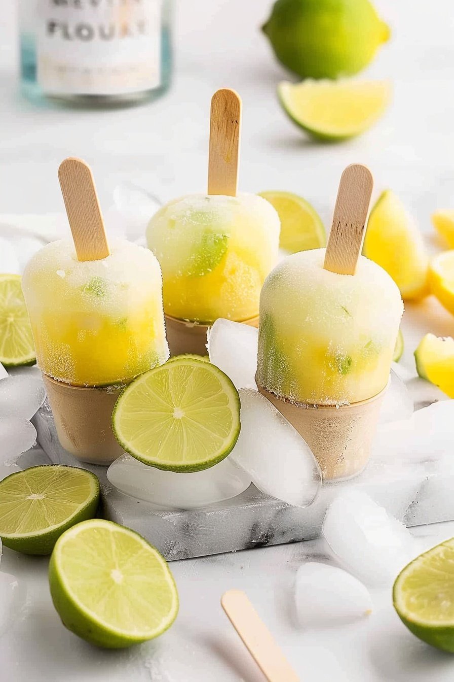 Frozen Tequila Lime Treats