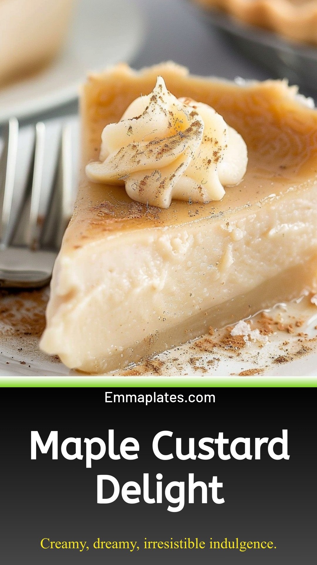 Maple Custard Delight