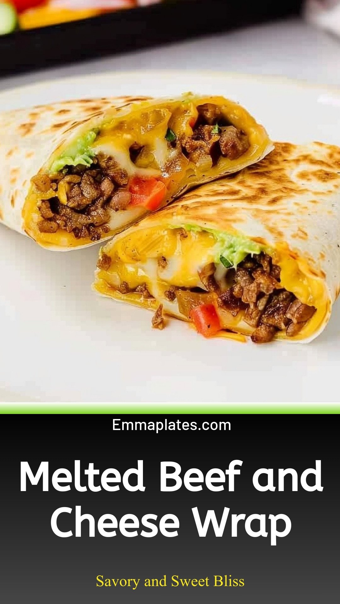 Melted Beef and Cheese Wrap