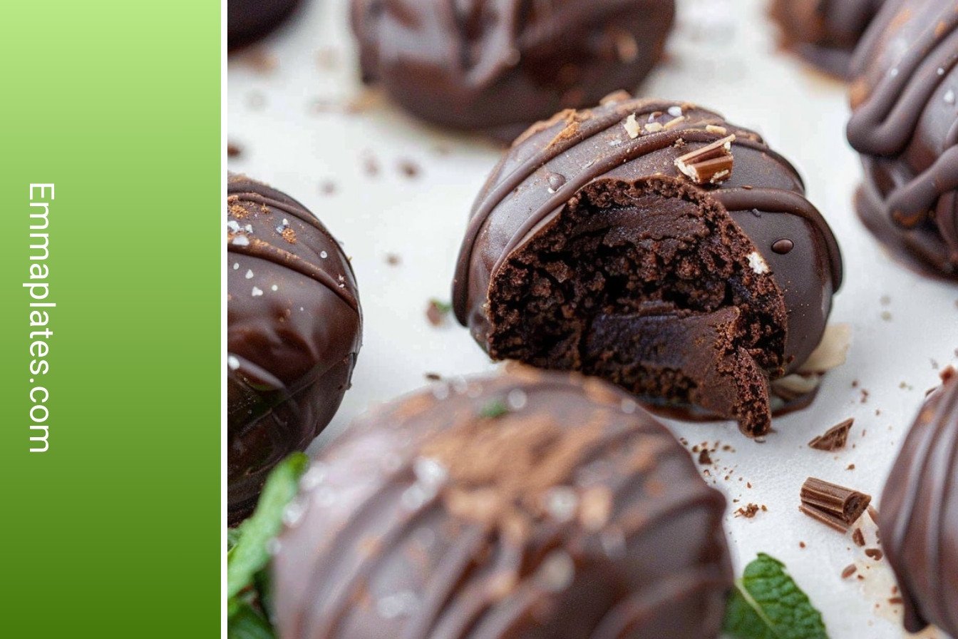 No Bake Mint Brownie Bites: Irresistibly rich and creamy