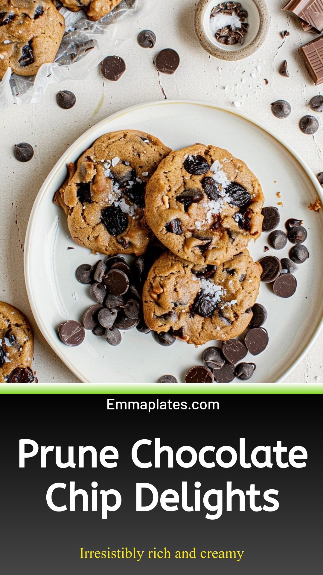Prune Chocolate Chip Delights