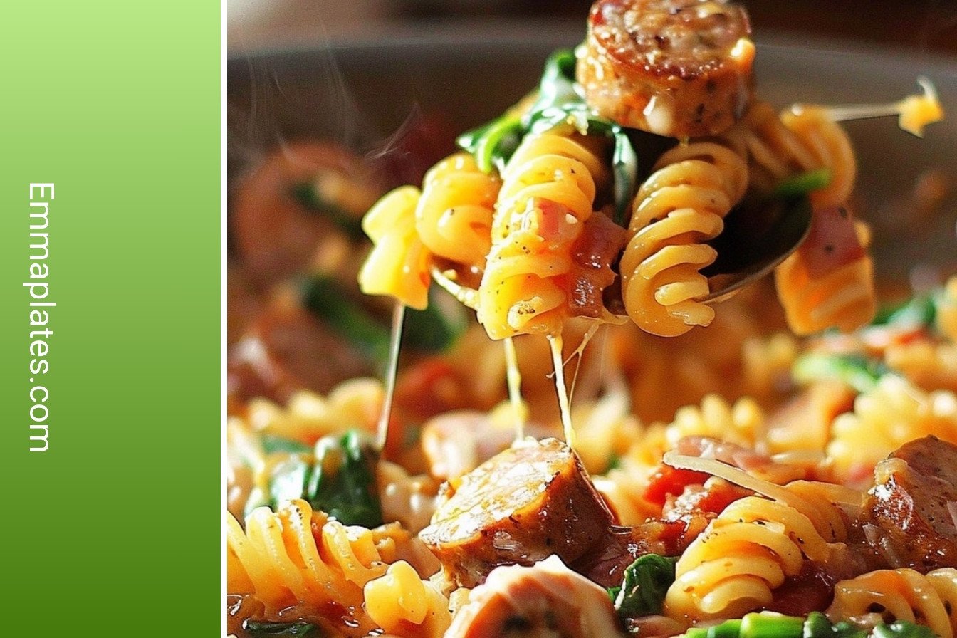 Quick Sausage Skillet: Irresistibly cheesy, perfectly charred.