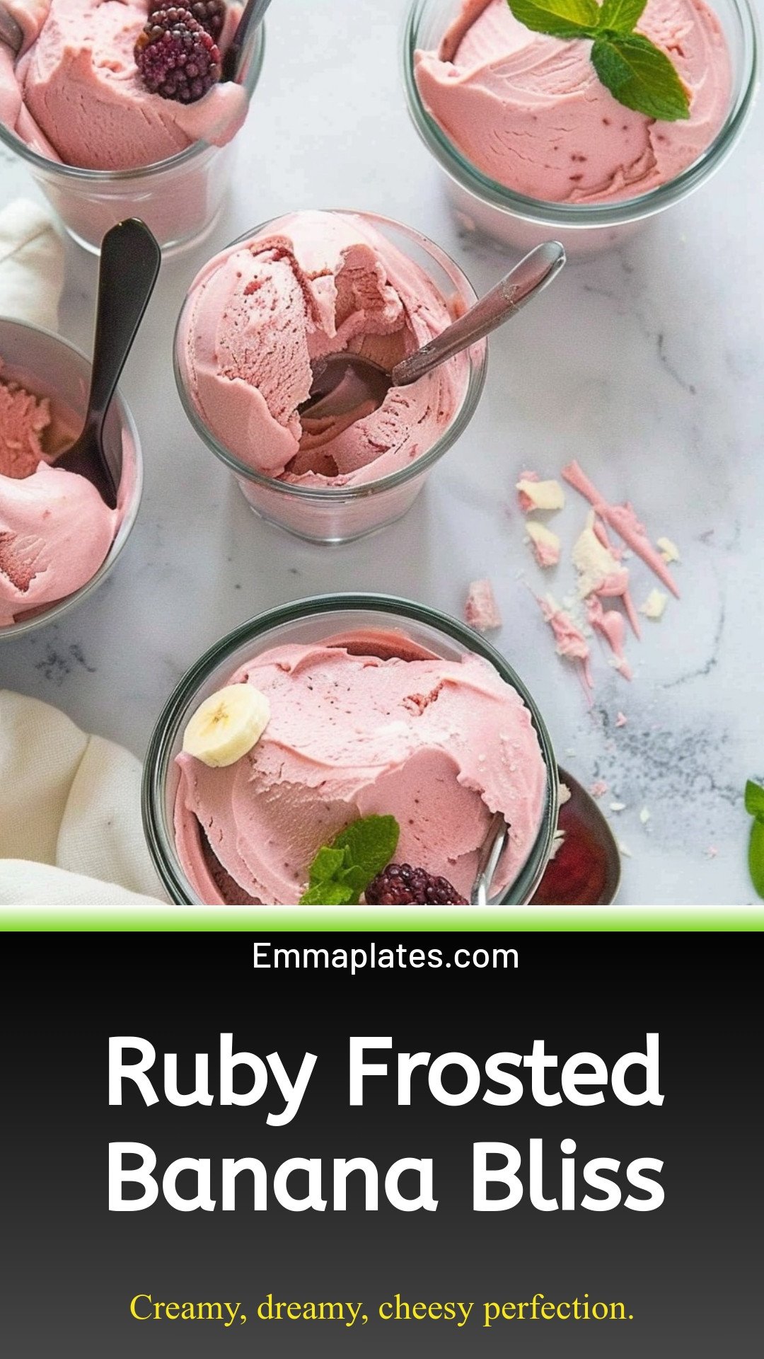 Ruby Frosted Banana Bliss