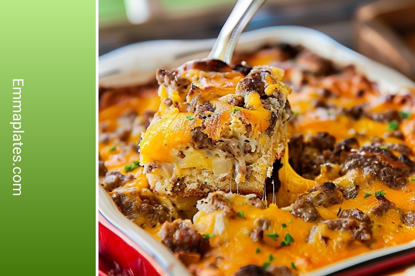 Savory Breakfast Bake: Irresistibly juicy and tender.