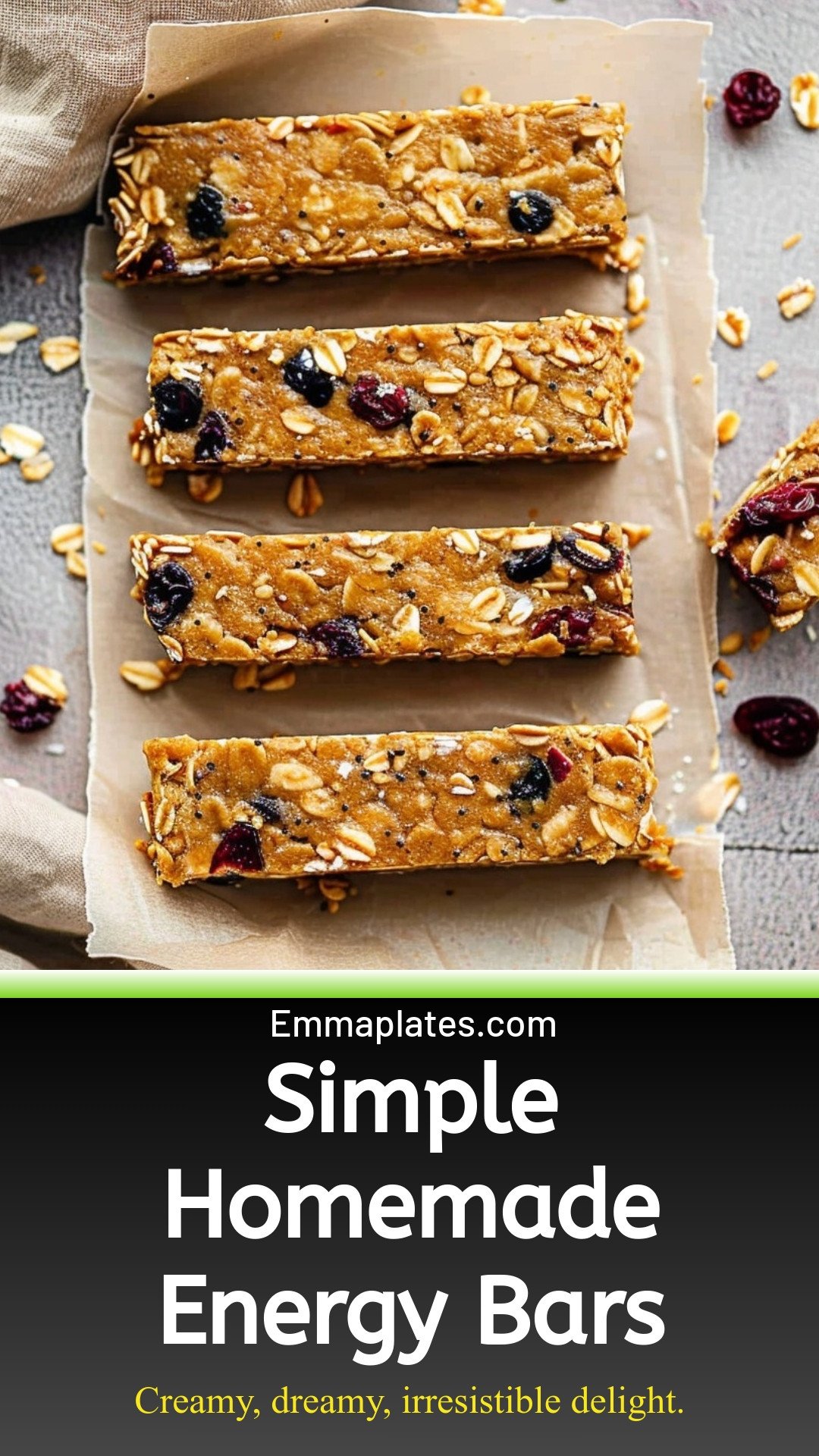 Simple Homemade Energy Bars