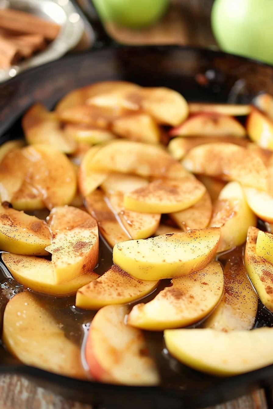 Skillet Cinnamon Apple Slices