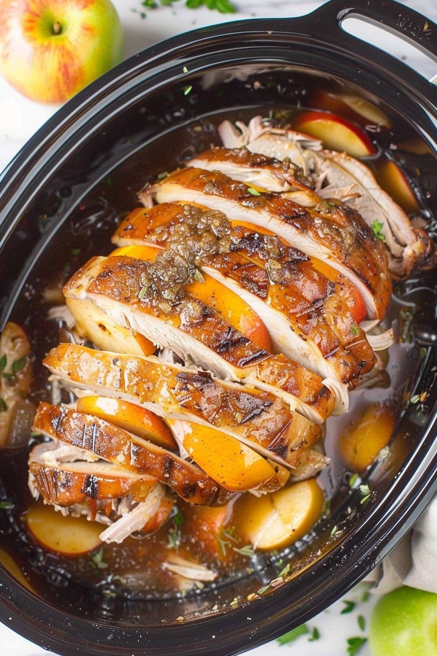 Slow Cooker Apple Pork