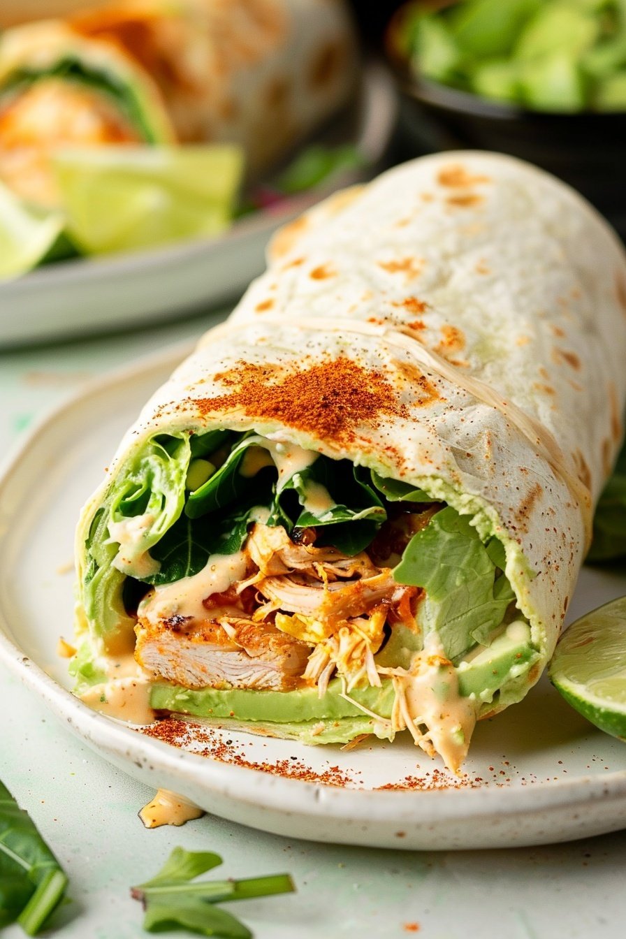 Smoky Chicken Wrap Delight