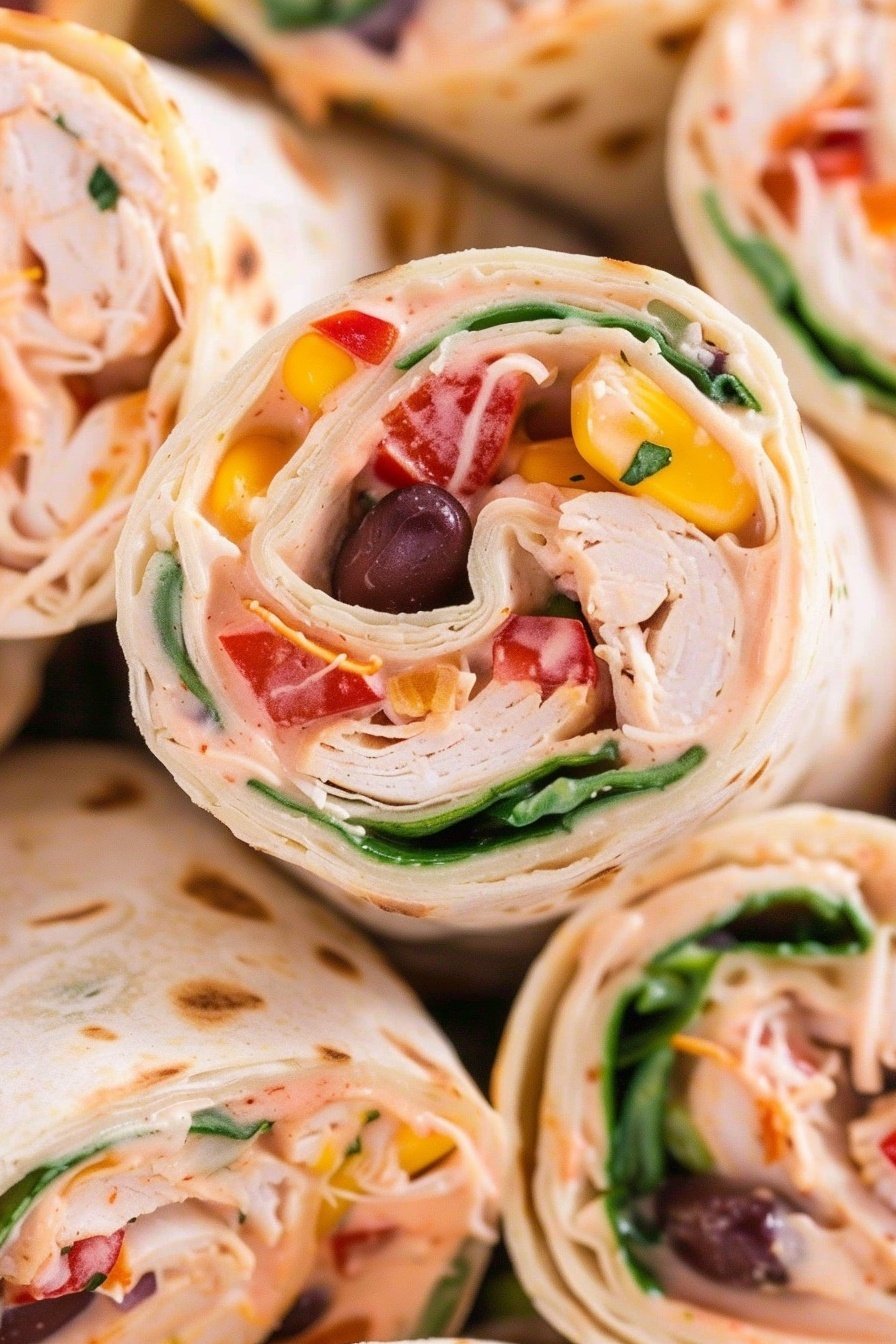 Spicy Chicken Tortilla Wraps