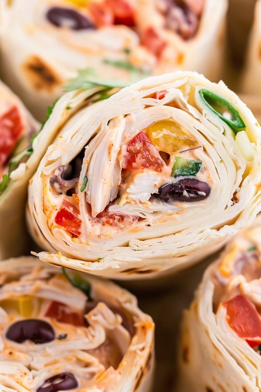 Spicy Chicken Tortilla Wraps