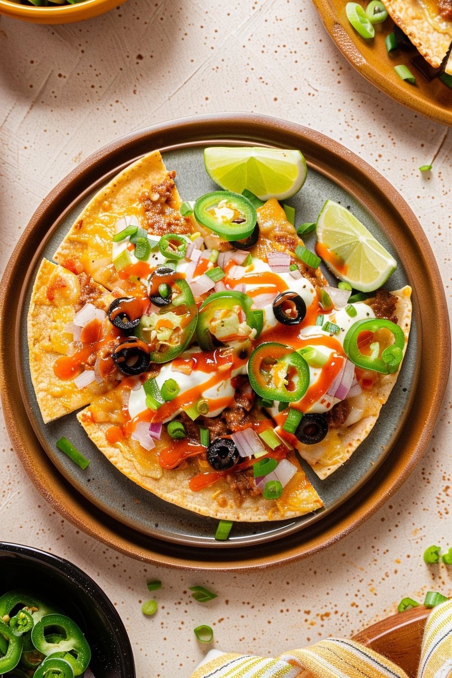 Spicy Taco Pizza Bake