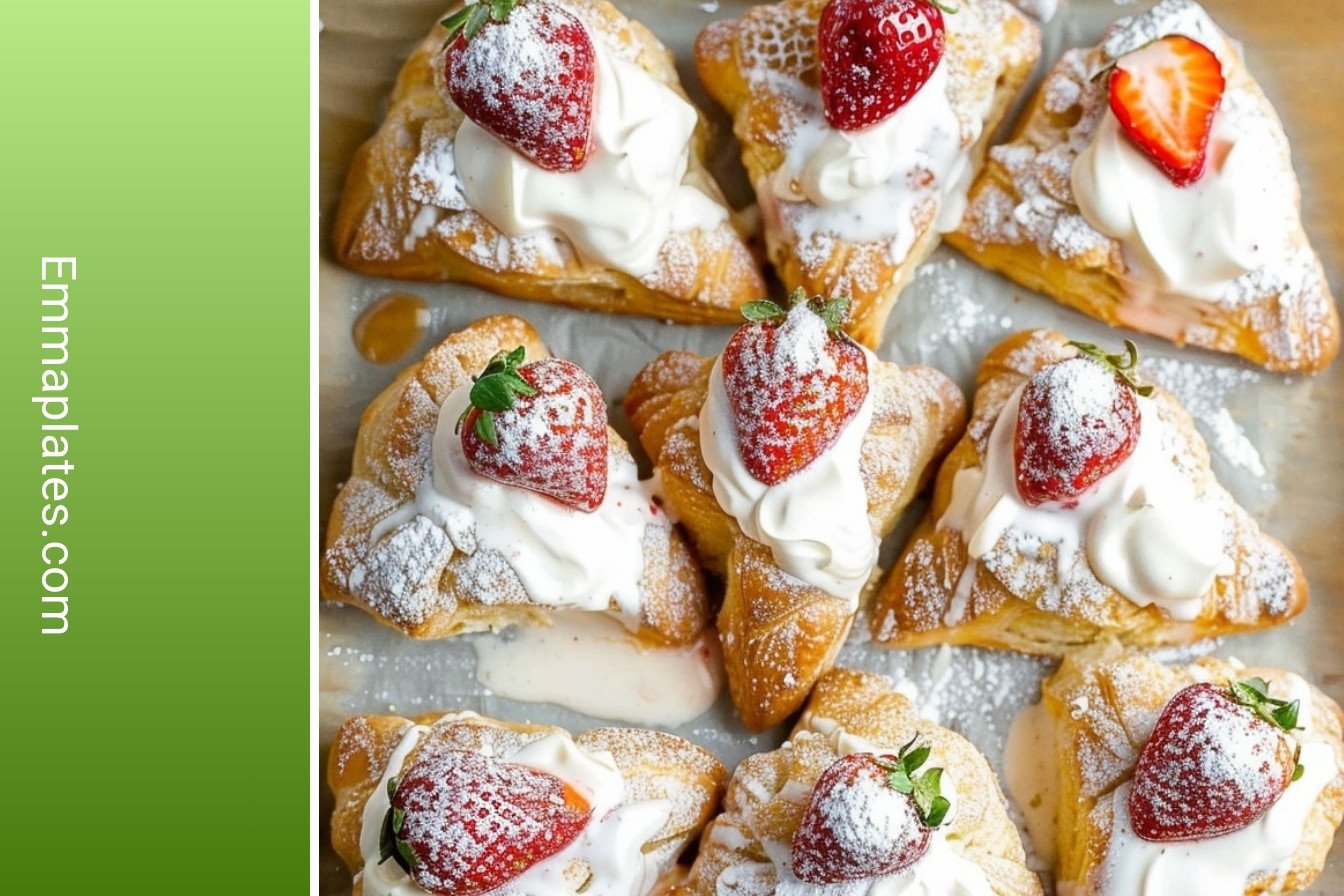 Strawberry Cream Tea Pastries: Irresistibly Rich and Creamy