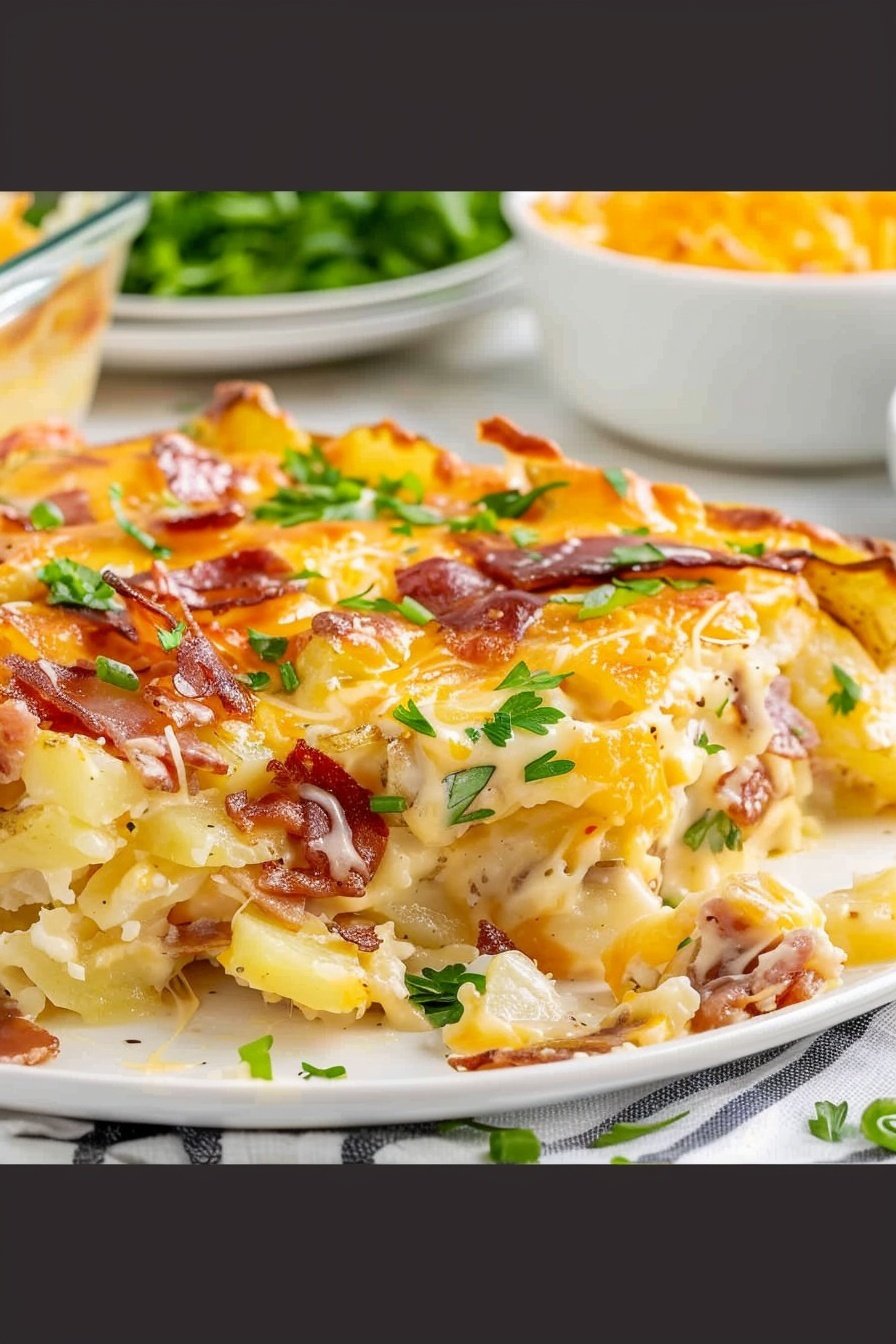 Ultimate Cheesy Potato Bake