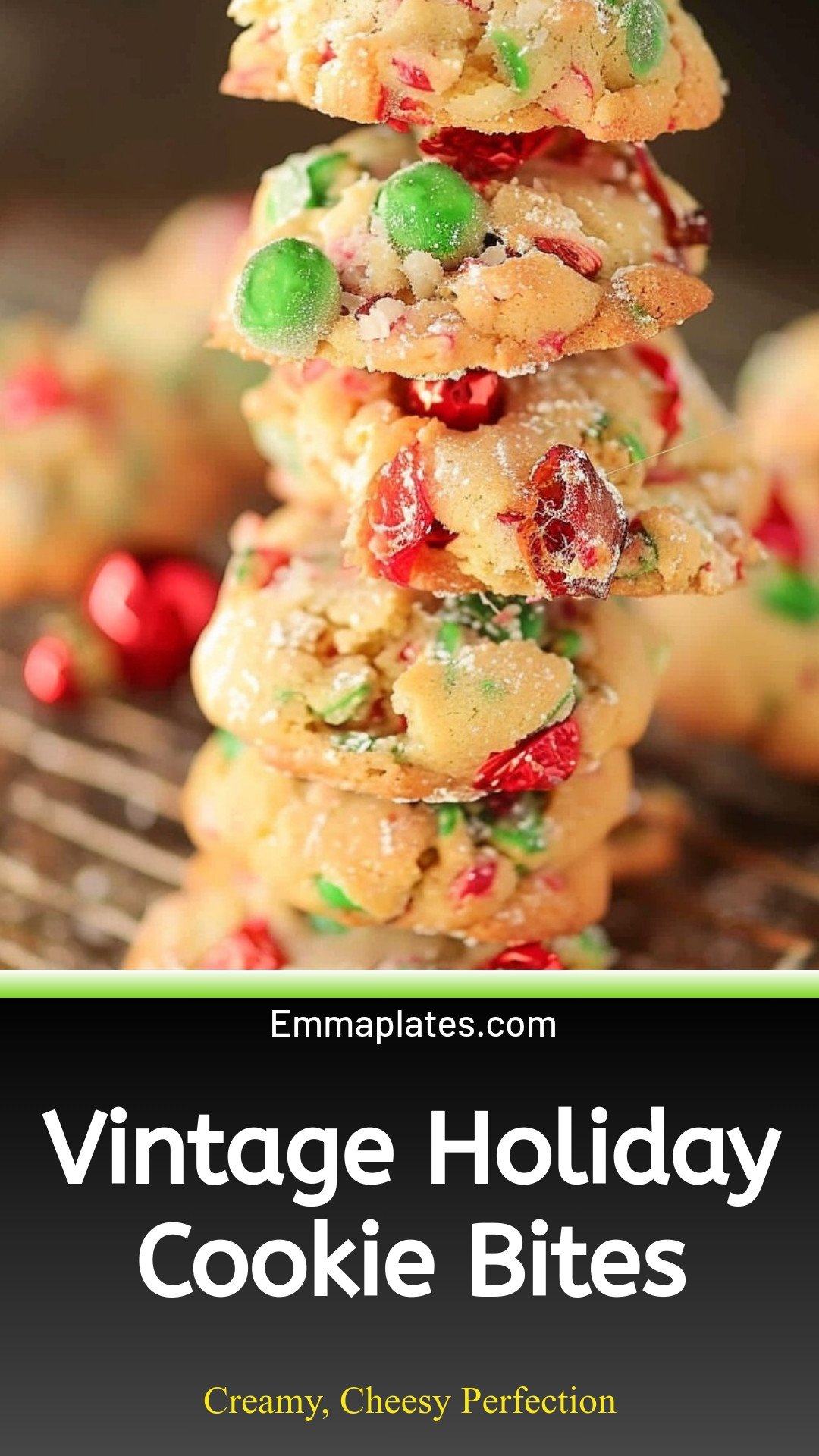Vintage Holiday Cookie Bites