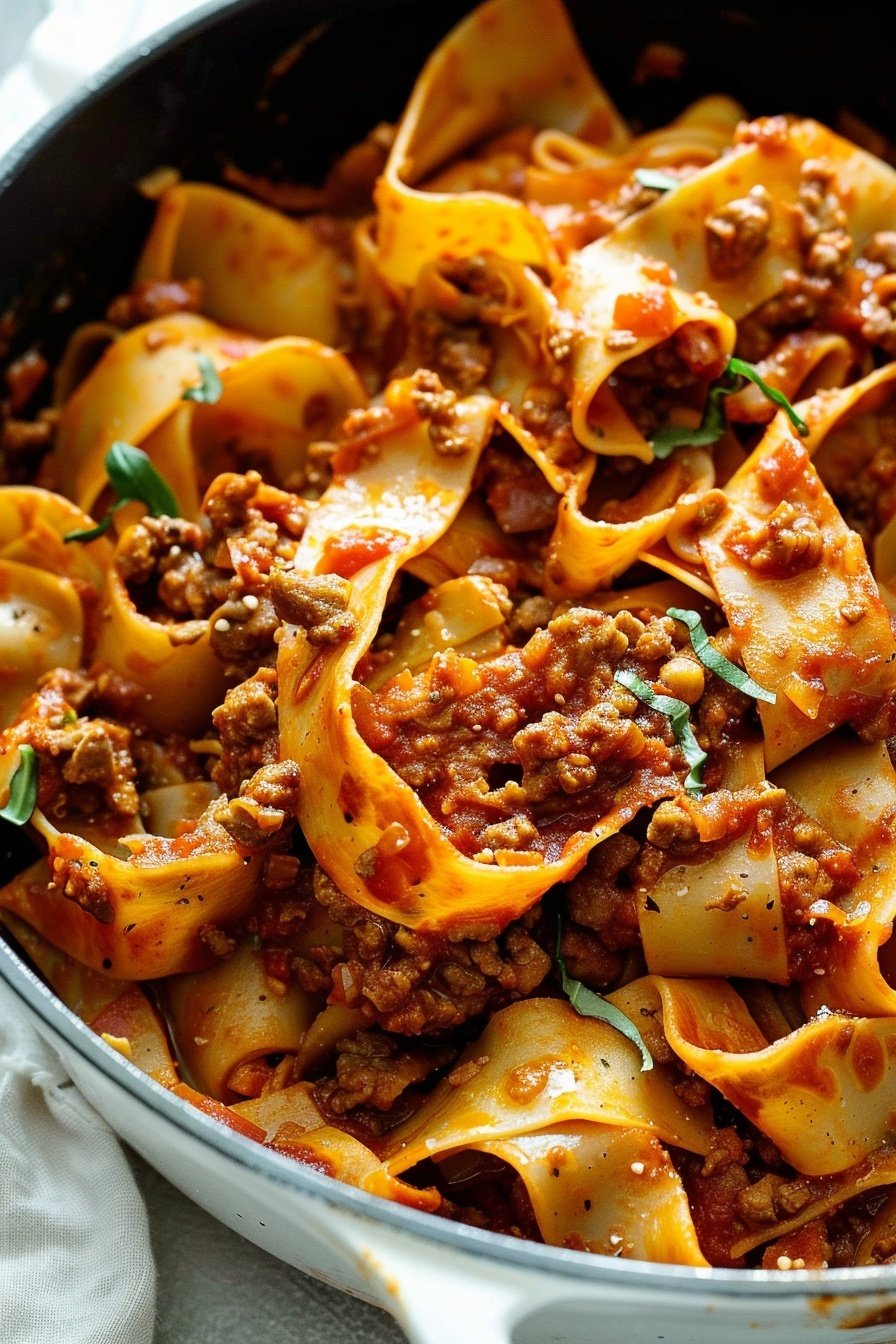Wide Ribbons with Rich Ragu