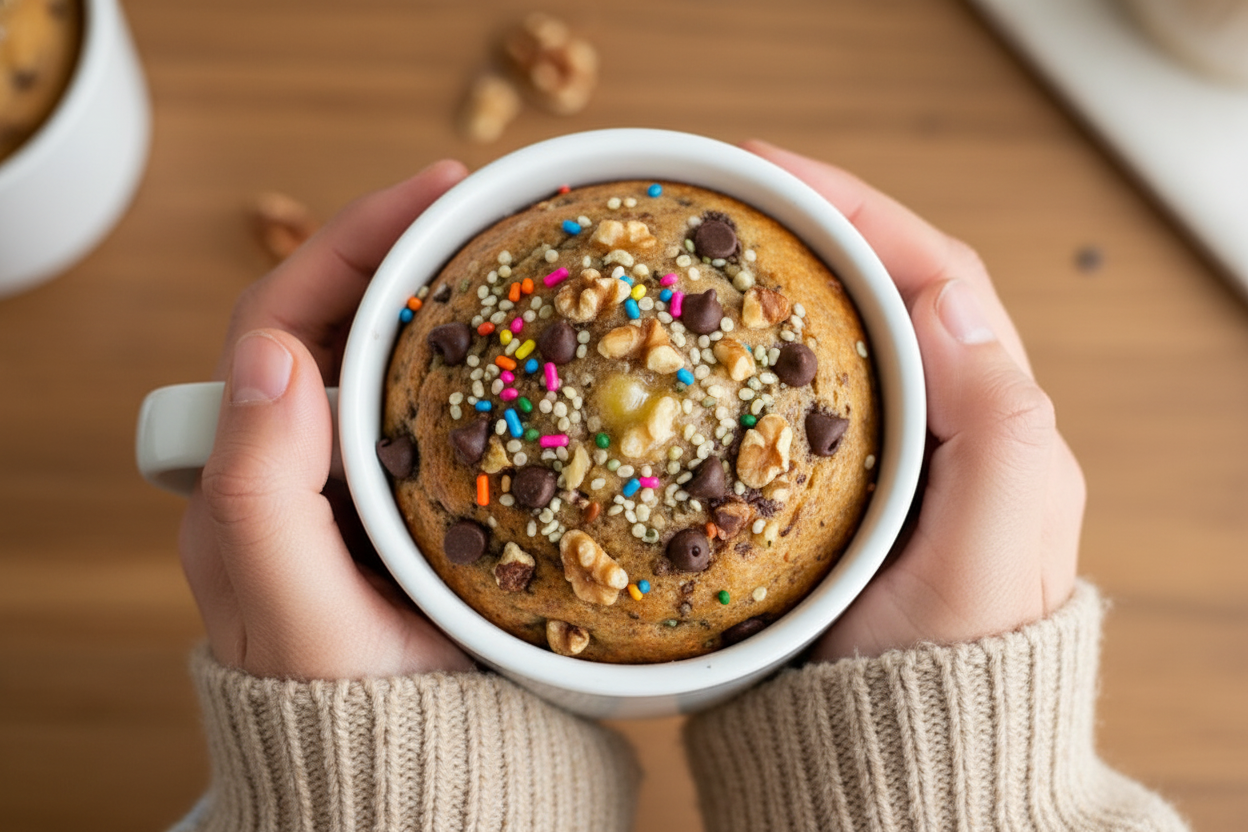 5-Ingredient Banana Bread Muffin in a Mug - Skinnytaste