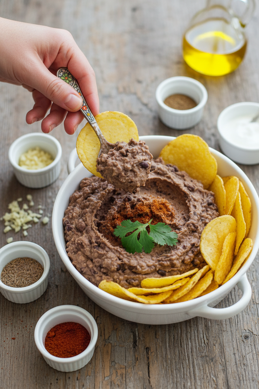 Easy Black Bean Dip (Ready in 5 Minutes)