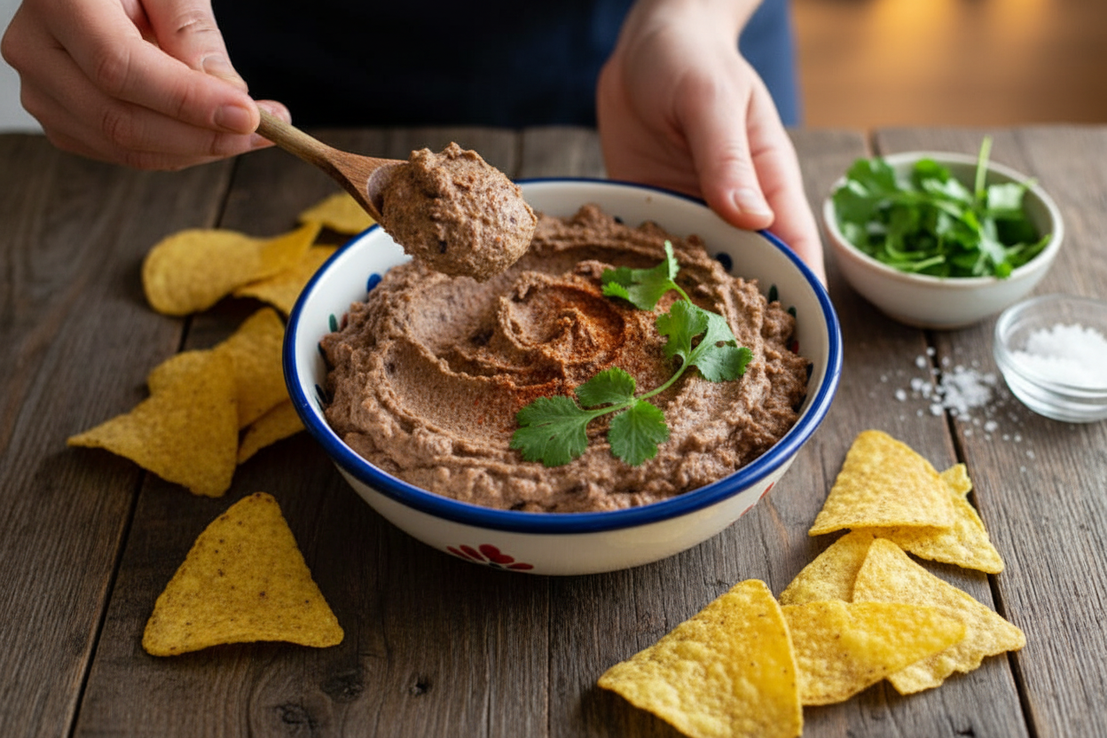Easy Black Bean Dip (Ready in 5 Minutes)