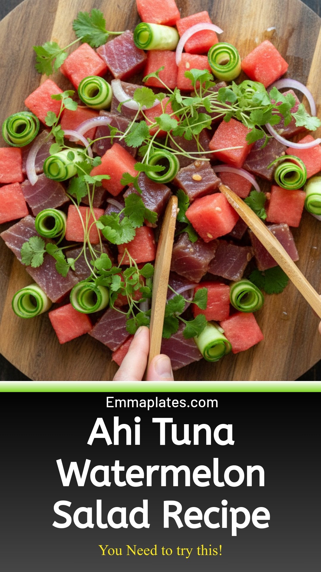 Ahi Tuna Watermelon Salad