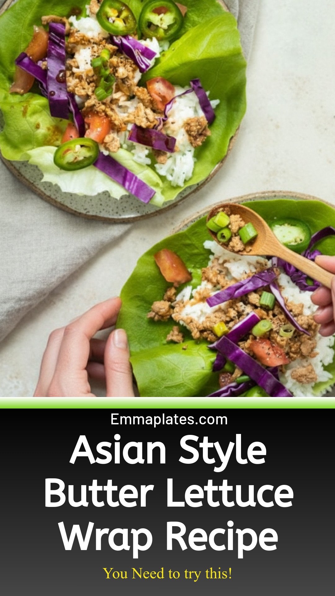 Asian Style Butter Lettuce Wraps