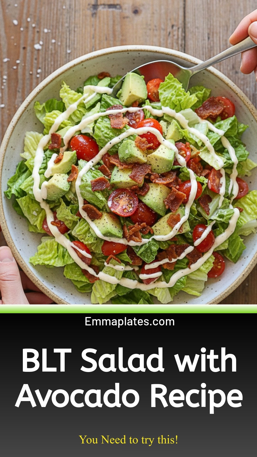 BLT Salad with Avocado