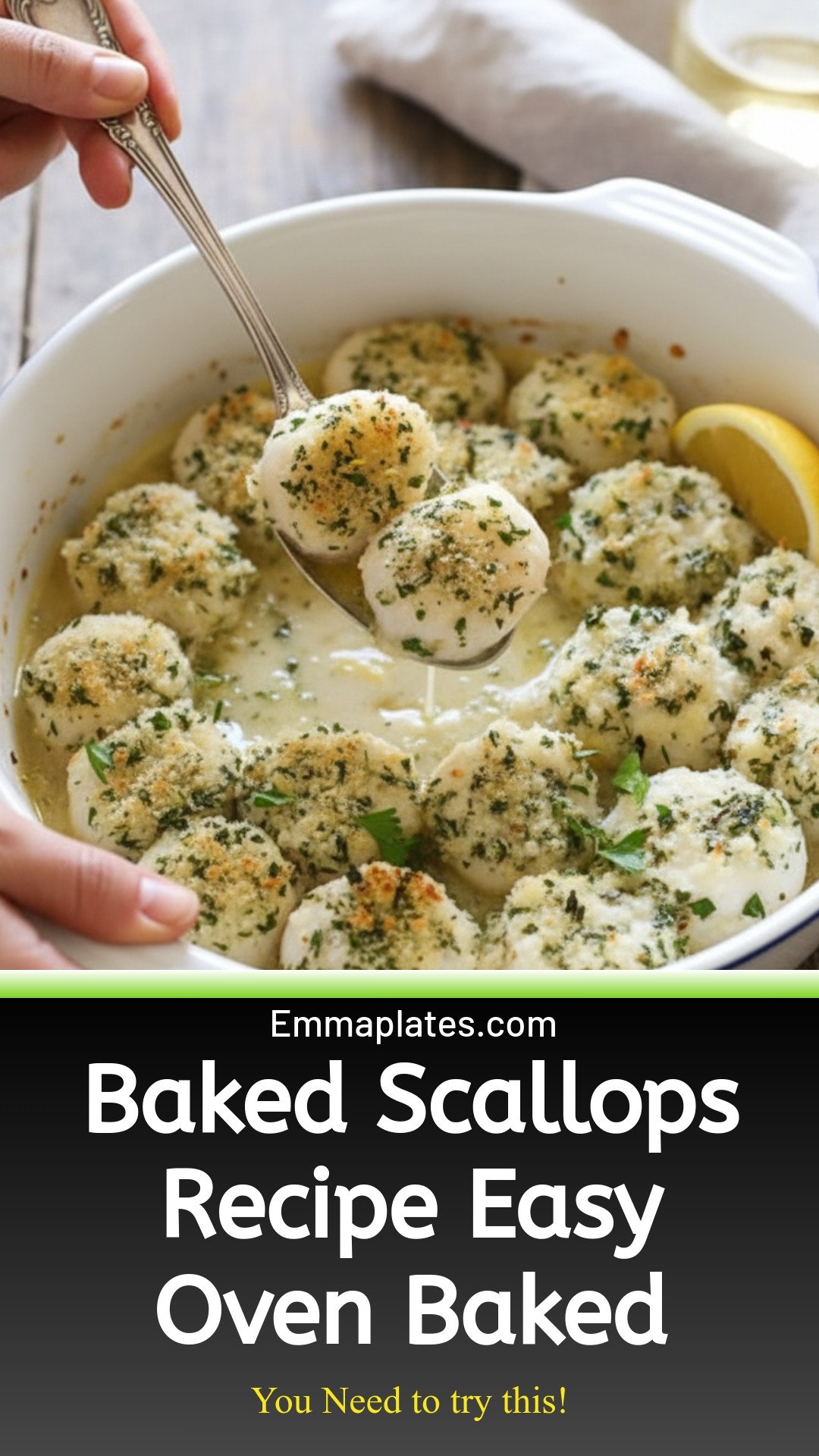 Baked Scallops