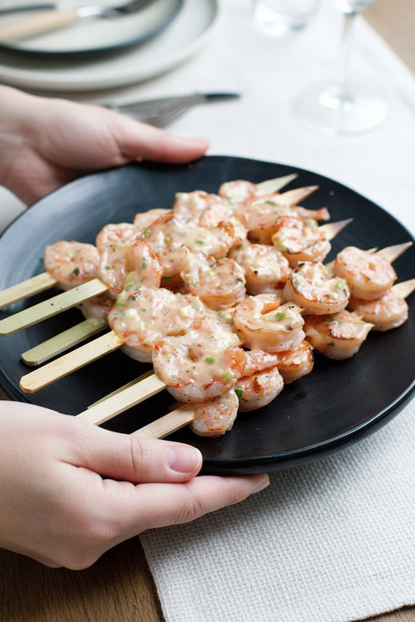 Bangin' Grilled Shrimp Skewers