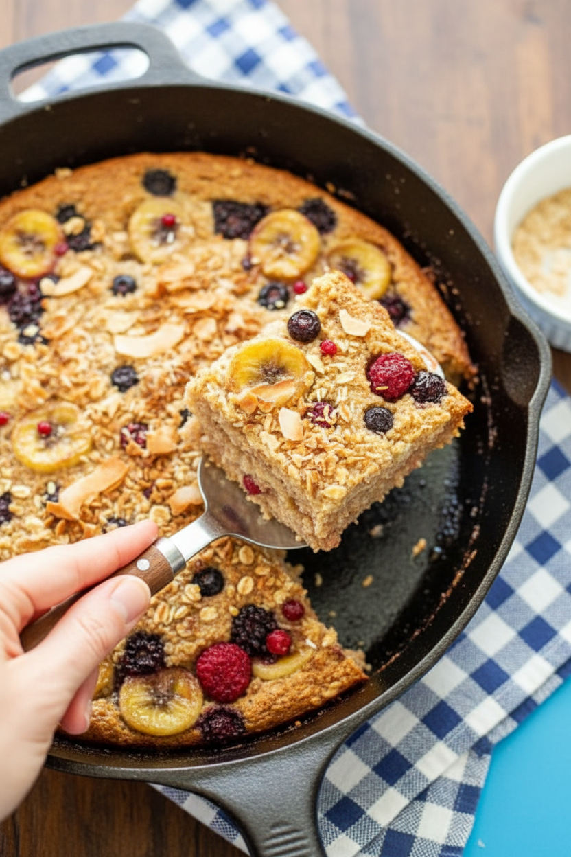 Berry Bulgur Breakfast Bake
