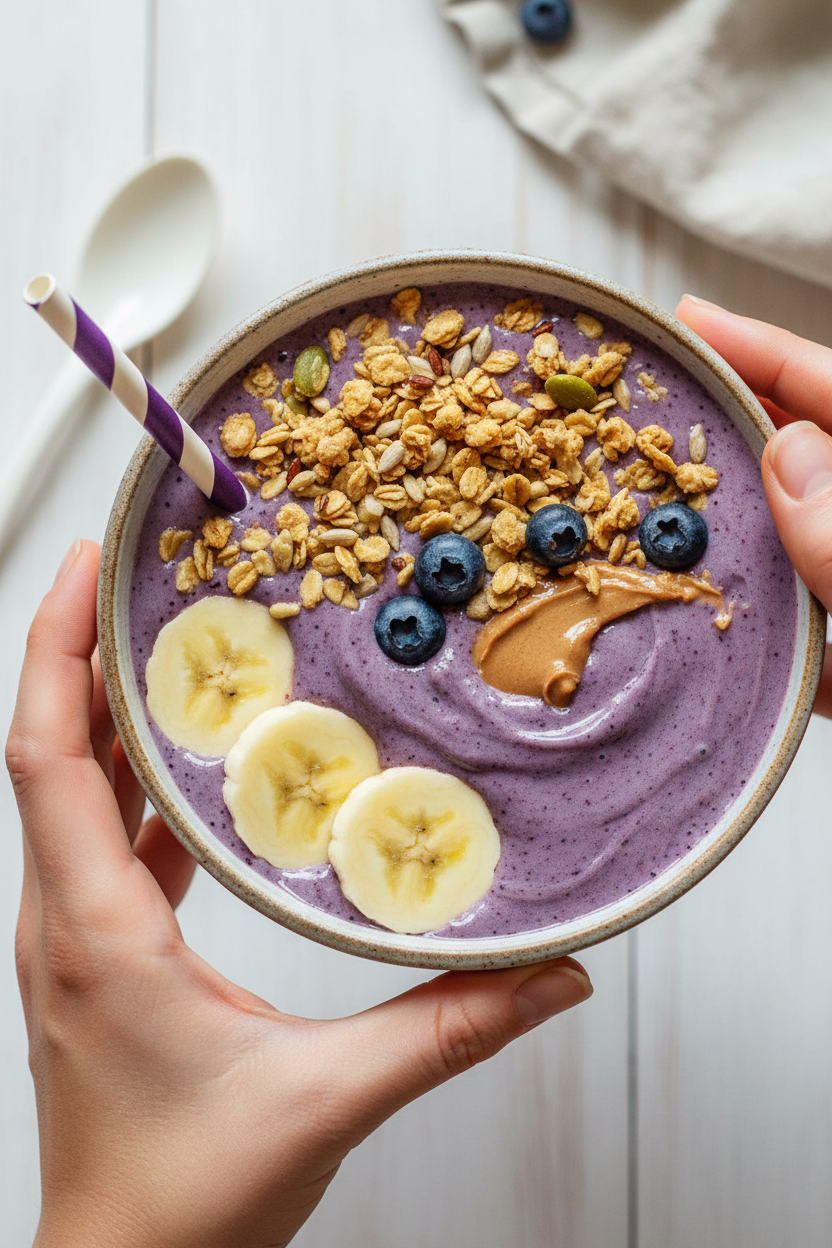 The BEST Blueberry Banana Smoothie Recipe