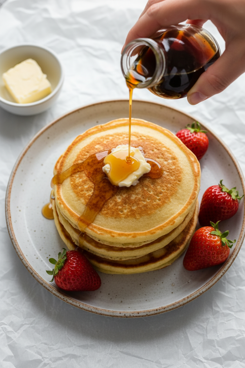 Better-Than-Bisquick Vanilla Pancakes