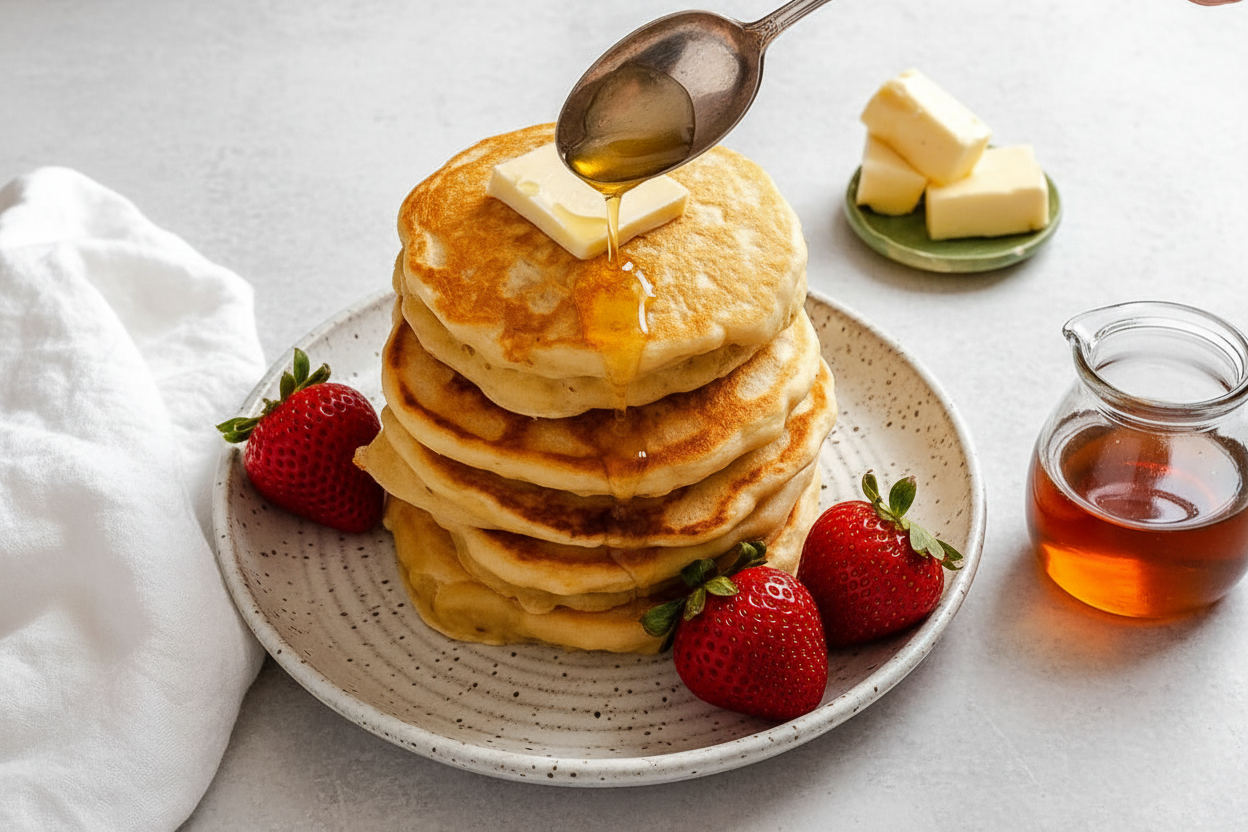 Better-Than-Bisquick Vanilla Pancakes