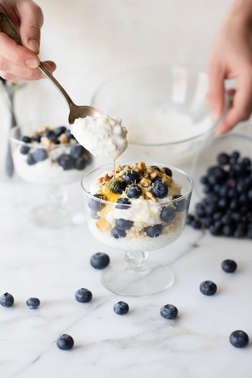 Blueberry Quinoa Parfait