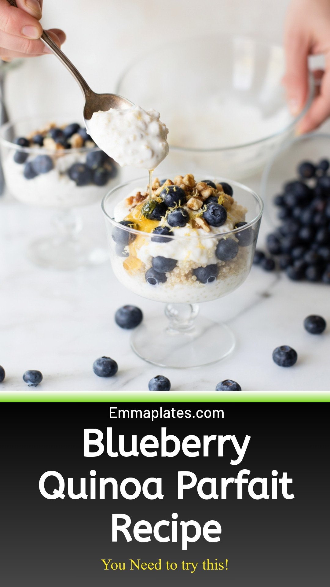 Blueberry Quinoa Parfait