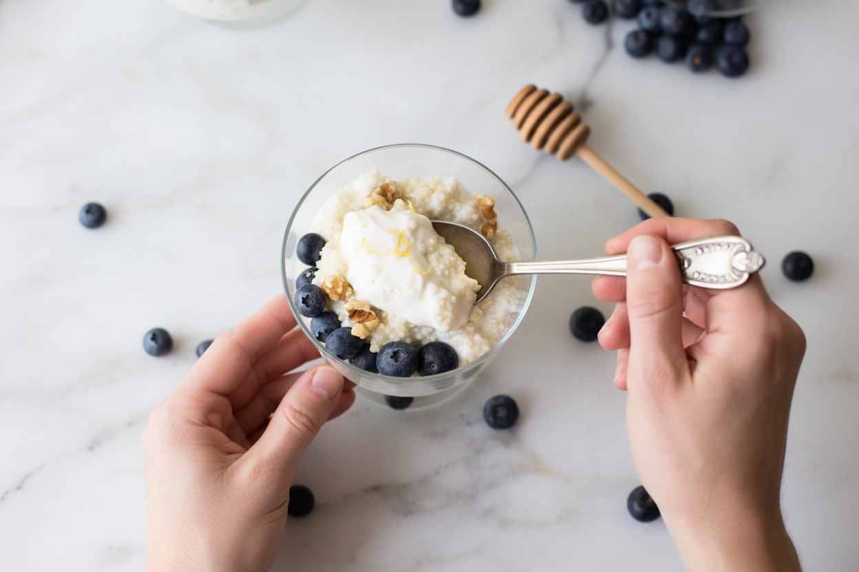 Blueberry Quinoa Parfait