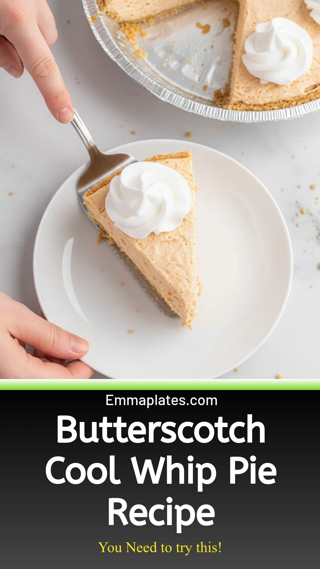 Butterscotch Cool Whip Pie