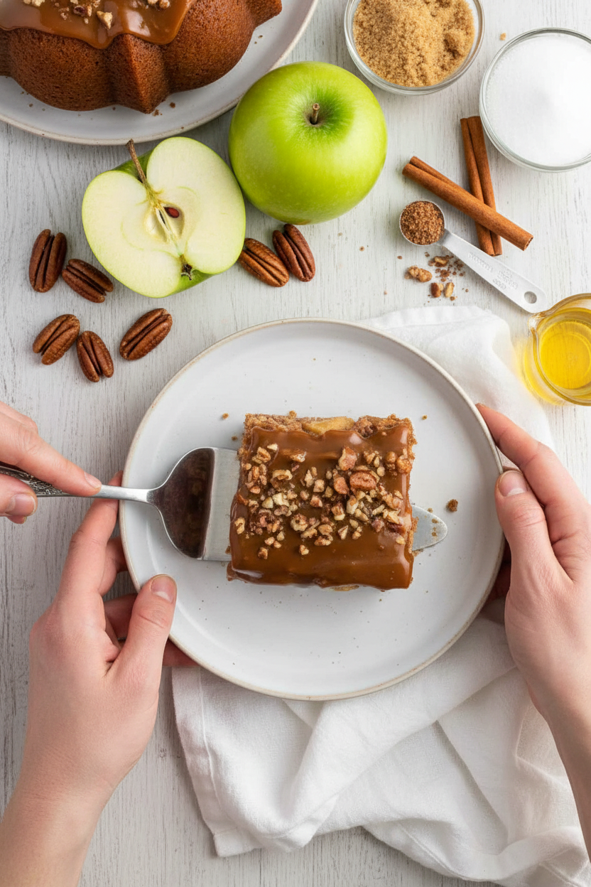Caramel Apple Bundt Cake